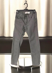 Levis 511 Slim Gray Straight Leg Boys Youth 12 Reg 26 x 26 Jeans EUC - Picture 1 of 8
