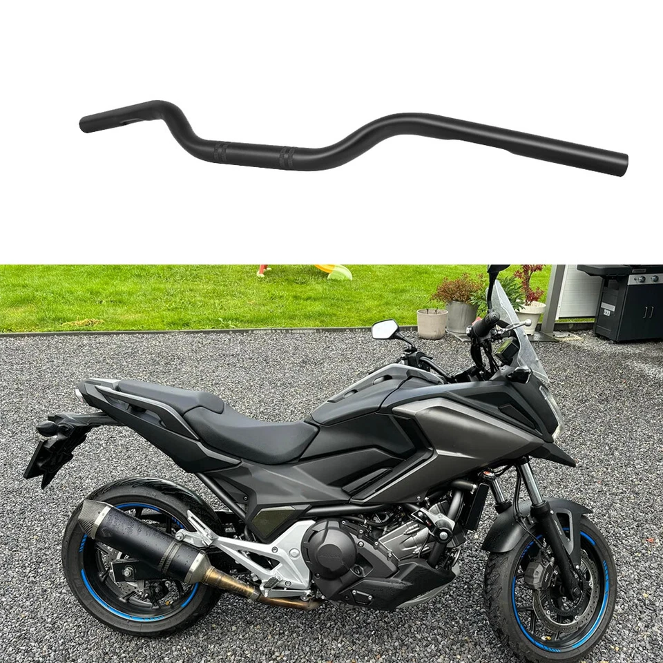 Motorcycle 7/8" High-Rise Tracker Handle Bar for Honda NC700x NC750X Rebel 250 - Image 1 of 4