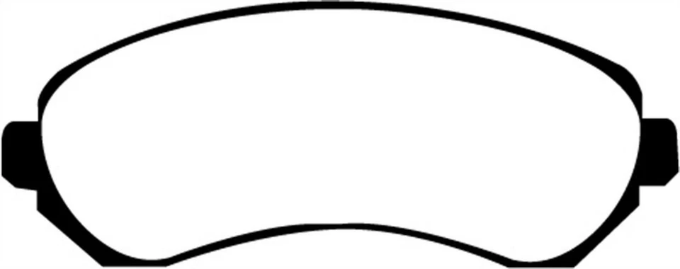 Juego de pastillas de freno de disco EBC - Greenstuff delanteras 2000/6000 Street Sport FMSI D844 2001 Foto 1 de 4