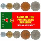 5 PORTUGUESE COINS. DIFFERENT COINS. EUROPEAN FOREIGN CURRENCY, VALUABLE MONEY