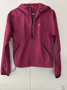 Nike Windrunner Jacket Women’s Size Small Pink 1/2 Zip Hooded NWOT - Picture 1 of 7