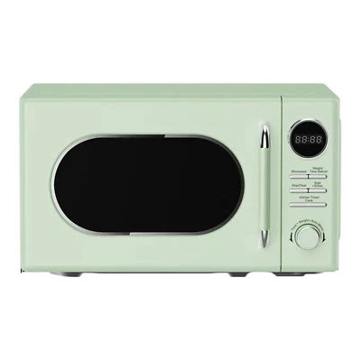 Magic Chef 0.7 Cubic Feet 700 Watt Classic Retro Microwave, Green (Open Box) - Image 1 of 4