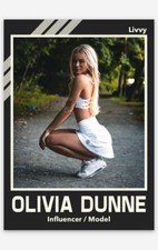 Olivia Dunne NMT Custom Art Card! LSU Tigers! Model! Influencer! Tik-tok!