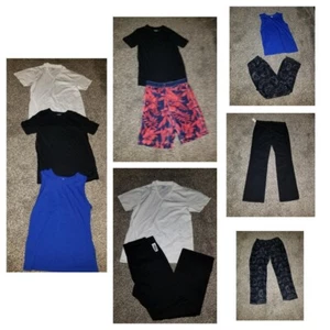Boys clothing lot 14 husky jeans shirts outfits pajamas school clothes bundle xl - Picture 1 of 9