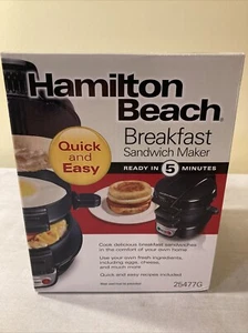 Sandwichera Hamilton Beach Desayuno con Anillo para Hervidor de Huevos - Imagen 1 de 4