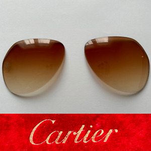 Genuine Vintage Cartier Vendome Sunglasses Lenses Pair EM92 L558 59D/G VA 600020