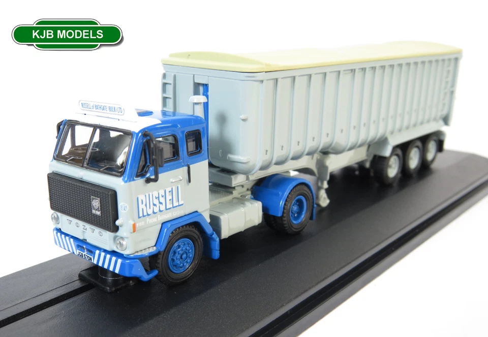 Oxford Diecast 76F88001 Volvo F88 Tipper Russell of Bathgate