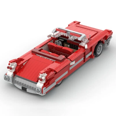 62 Series 1959 Convertible Luxury Car Red with Interior 1172 Parts C4986 - Image 1 of 4