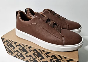 XRAY Marco Fashion Sneakers Scarpe Slip On Casual Tg 11 Marrone Cognac - Foto 1 di 10