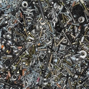 20 LBS: New MIXED LOT STEEL BOLTS NUTS SCREWS AND FASTENERS - Picture 1 of 3