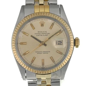 discount ROLEX Oyster Perpetual DATEJUST Ref.1601 Cal.1570 SS/YG Men's I#136796 - Picture 1 of 10