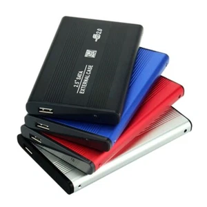 USB2.0 2.5Inch Hard Drive Disk Enclosure HDD Box Case Aluminum HDD Case - Photo 1/9