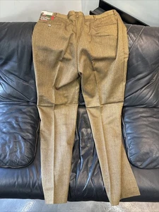 VINTAGE Levis Sta-Prest Hose Herren 38x32 Fischgrät Slacks 70er Deadstock - Bild 1 von 8