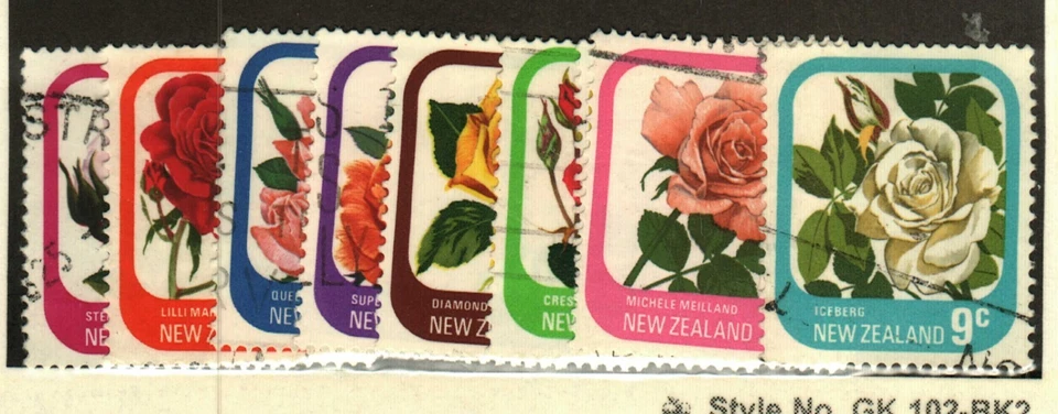 New Zealand #584-90, 592 used roses - Image 1 of 1