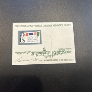 5 Cent Sixth International Philatelic Exhibition Souvenir Sheet - Picture 1 of 1