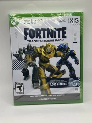 Fortnite Transformers Pack (Xbox Series X, S) - New, Sealed - Image 1 of 3