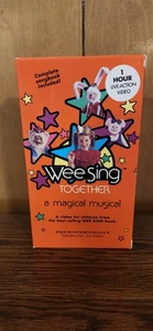 Vintage Wee Sing Together A Magical Musical (1985) VHS with Songbook Kids Songs - Imagen 1 de 6