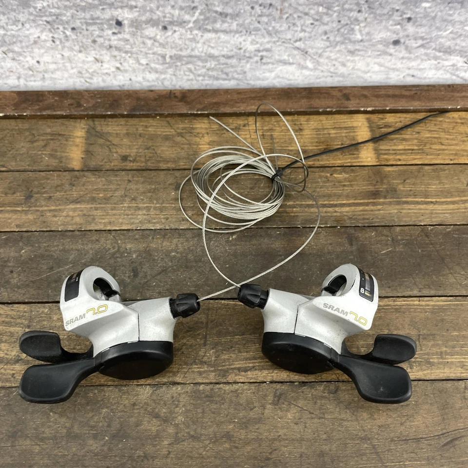 SRAM 7.0 Trigger Shifters Pair 3x8 Impulse Technology MTB Bike with 8s - Image 1 of 4