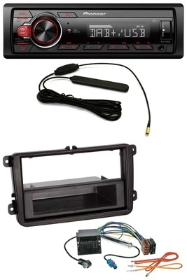 Pioneer MP3 DAB 1DIN AUX USB Autoradio für VW Caddy Golf V VI Jetta ab 03 - Bild 1 von 4