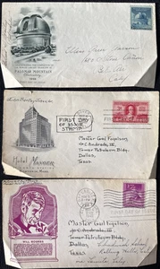 1948-69 US 24 First Day Covers Unused and Used - Picture 1 of 16