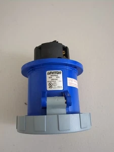 LEVITON 460R9W WASSERDICHTE STIFT- UND HÜLSENBUCHSE 60 AMP 120/208 VAC - Bild 1 von 5