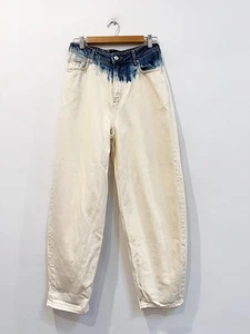 Designer Scotch & Soda Size Size 27 Degrade Denim Barrel Leg Women's Jeans - Picture 1 of 6