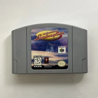 Automobili Lamborghini (Nintendo 64, 1997) N64, Tested & Working! - Image 1 of 3
