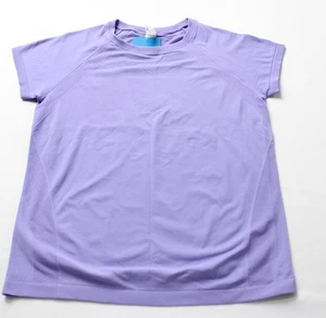 DSG Girl's Movement Seamless Short Sleeve Active Tee EJ3 Frozen Purple Large NWT - Picture 1 of 5