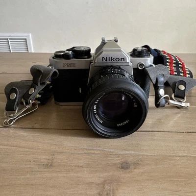 Vintage Nikon FM2 35mm Camera Lens Series E 100mm 1:28 - Image 1 of 4