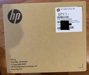 NEW HP Dock G5 USB-C Docking Station With 120W AC - 5YH27AV#ABA - Picture 1 of 2