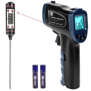 Termometro a Infrarossi 50℃ ~ 600℃ Pistola Termica Digitale Laser Senza Contatto - Foto 1 di 6