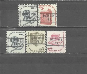 PENNSYLVANIA Precancels: Set of Americanas - Drifting 882 + L-1 - Picture 1 of 1