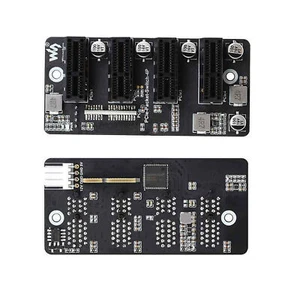 Tarjeta de expansión PCIe 4 vías generación 2 X 1 interruptor de paquete PCIe 4P para Raspberry Pi - Imagen 1 de 5