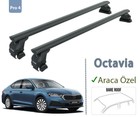 For Skoda Octavia Aluminum Roof Rack System Carrier Cross Bars Silver 2019-Up