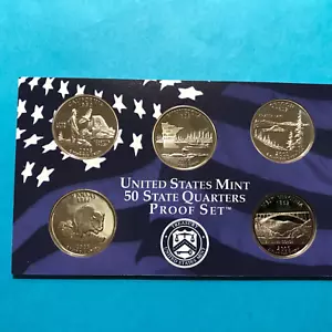 2005 S State Quarters Set Proof 5 Coins - **No Lens-No Coa- FREE SHIP - Picture 1 of 2