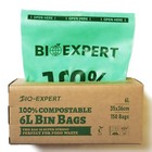 6L 10L 30L Bin Bags 150 50 Pack Compostable Kitchen Food Caddy Liner BIO-EXPERT