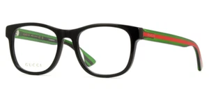 Original Gucci RX Brille GG 0004ON-002 schwarz mit Demogläsern 53 mm "NEU" - Bild 1 von 4