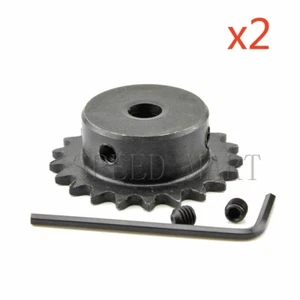 Cadena de rodillos de motor piloto de metal 2 piezas 04C 19T diámetro de piñón de distribución 16 mm 25H #25 - Imagen 1 de 4