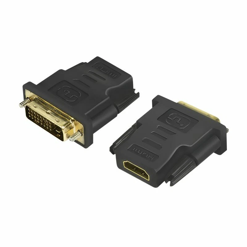 Adapter HDMI zu DVI HDMI Buchse -> DVI-D Stecker HD TV PC Laptop Kupplung - Bild 1 von 1