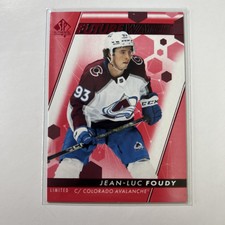 2022-23 SP Authentic Future Watch Limited Red - 196 Jean-Luc Foudy Colorado Aves