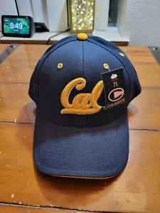 Cal UC Berkeley Fitted Hat Bears Colosseum Athletics 7 3/8 New - Picture 1 of 5