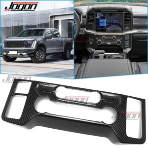 Carbon Dash Air Conditioner Audio Switch Button Trim For Ford F150 Limited 2021+ - Picture 1 of 9