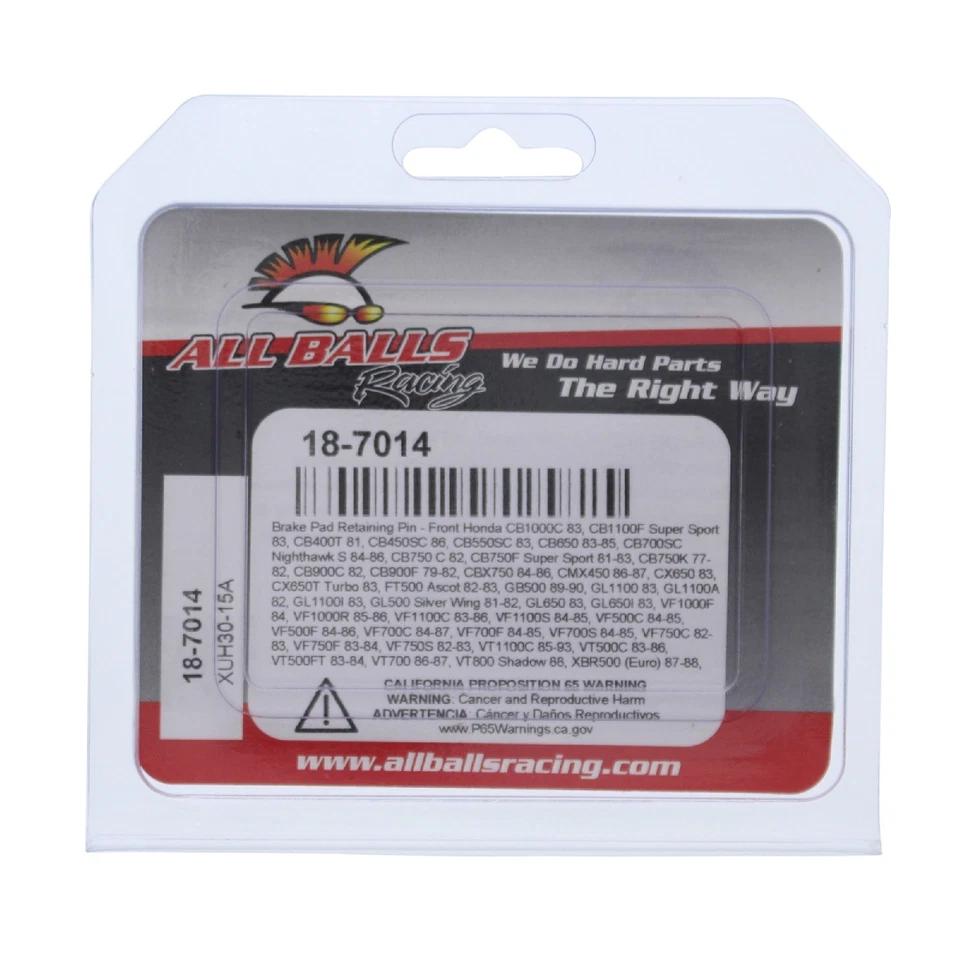 PERNI DEI PATTINI DEI FRENI (GANCI) ANTERIORI HONDA CB 750/900/1000/1100, CX 650 - Immagine 1 di 1