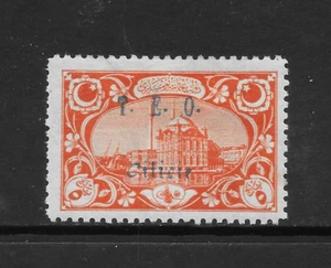 CILICIA SCOTT 79 MH F/VF - 1919 5pa ORANGE - 1916 TURKISH ISSUE WITH BLK OVPT. - Picture 1 of 2