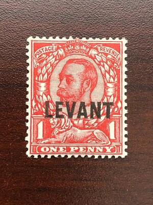 Turquía - Levante Británico 1912 Scott #38, SG #L15 Rey Jorge V Como Nuevo LH Foto 1 de 3