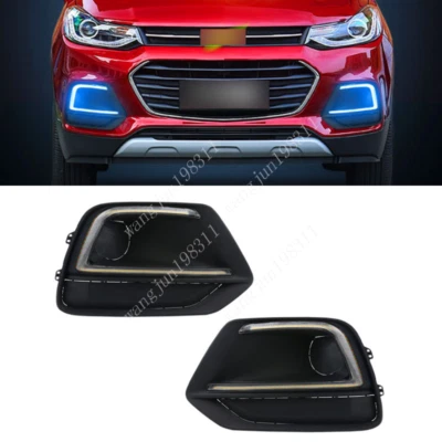 For Chevrolet Trax 2017-2022 LED Daytime Running Light DRL Fog Light 3 Color - Image 1 of 4