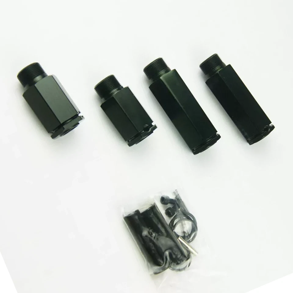 Schwarze Aluminiumlegierung Radnabe Verlängerungskit für 1/5 HPI BAJA 5B 5T 5SC - Bild 1 von 2