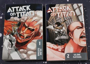 Attack On Titan Vol. 1 & 2 (English)- Hajime Isayama, Kodansha Comics, Manga - Picture 1 of 3