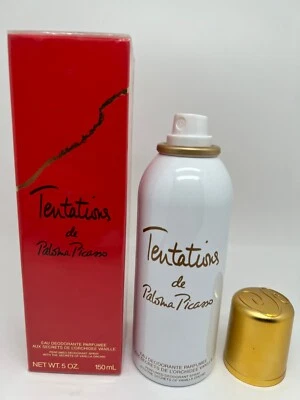 TENTATIONS by PALOMA PIASSO 5.0 oz / 150 ML Perfumed Deodorant Spray Sealed Box - Image 1 of 3