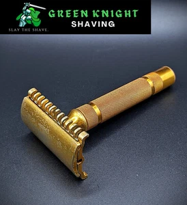 Vintage Gillette "The New" 30er Jahre Long Comb Double Edge Rasierer - Bild 1 von 9